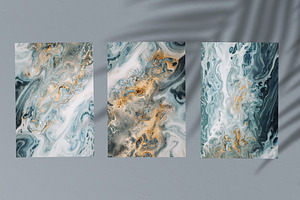 Acrylic Fluid Neutral Textures