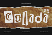 CS Colada – Collage Font, a Sans Serif Font by Craft Supply Co. (Thumbnail 1 of 8)