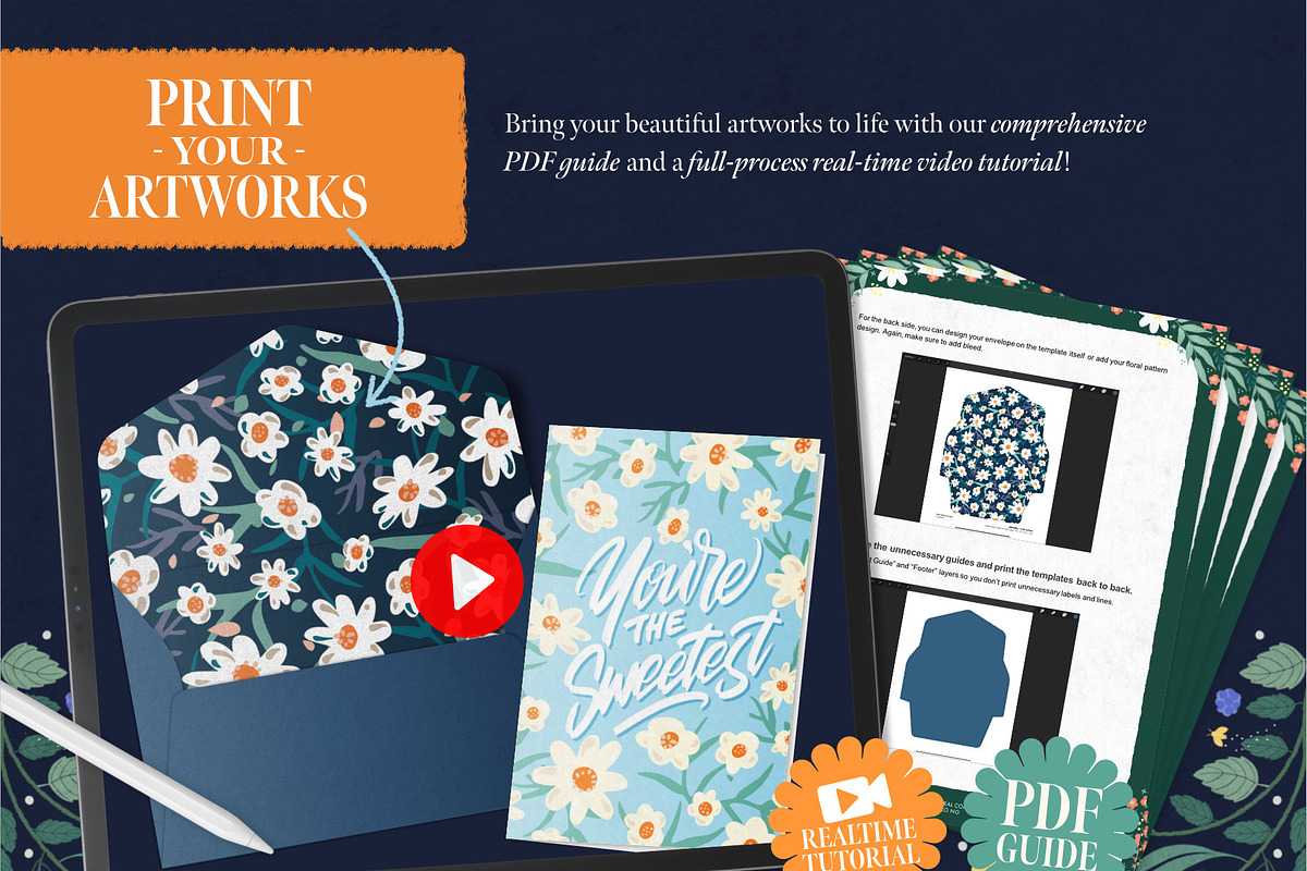 The Mega Floral Composition Kit, a Brush Add-On by Nico-Ng (Photo 43 of 46)