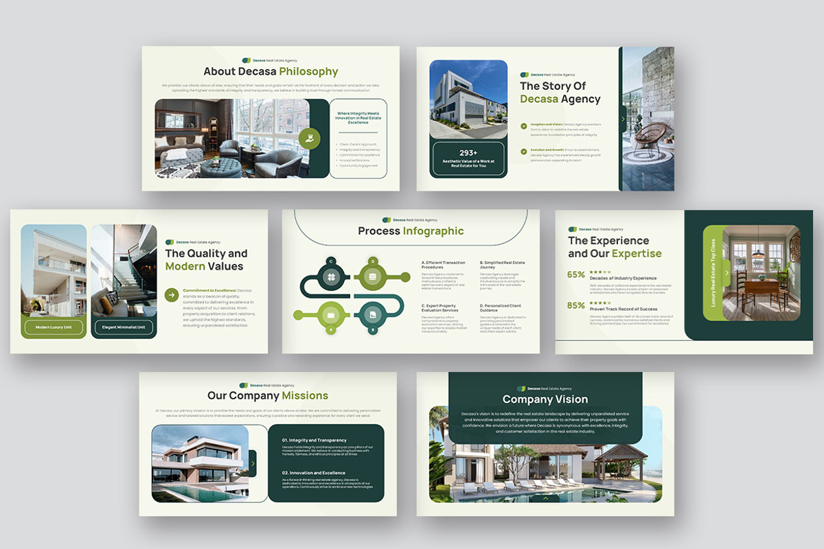 Decasa Real Estate Agency Powerpoint, a Presentation Template by kerismaker (Photo 4 of 10)
