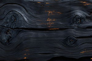 Charred Wood Texture with Natural Patterns and Burnt Details, a Background Photo by Photostock