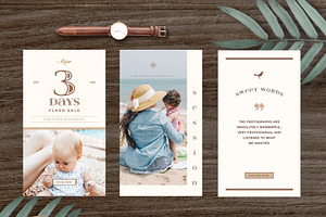 Animated Instagram Stories Template, a Social Media Template by Bellenity Design
