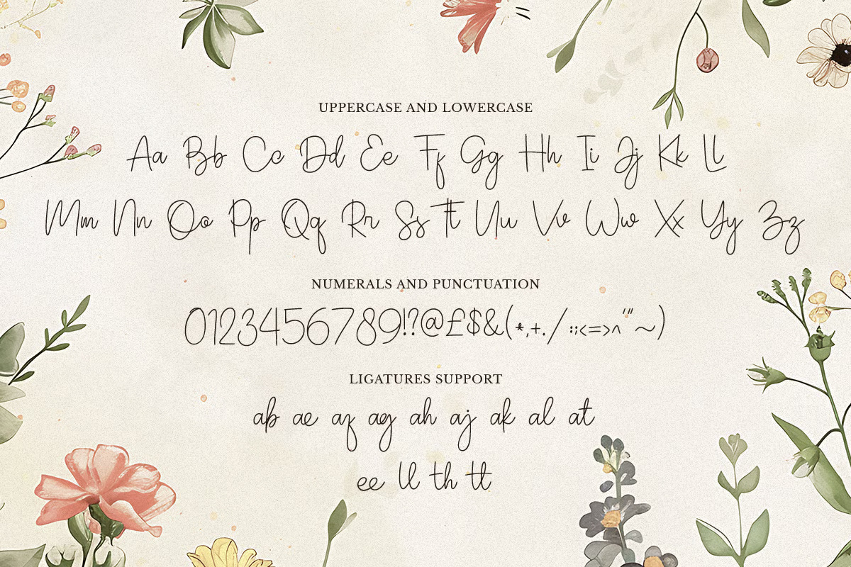 New Spring – A Handwritten Script, a Script Font by Brand Earth (Photo 2 of 10)