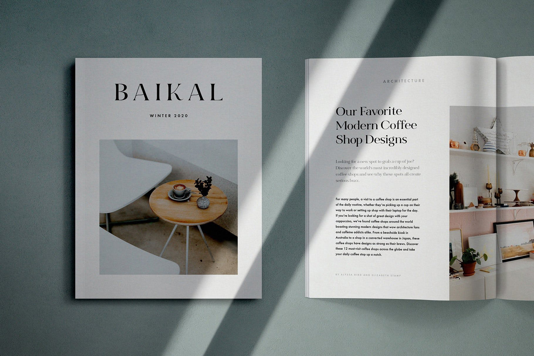 Catalog Cover And Spread Mockup by Design Squad  Creative Market
