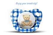Newborn watercolor set, a Technology Illustration by Lososenok (Thumbnail 11 of 11)