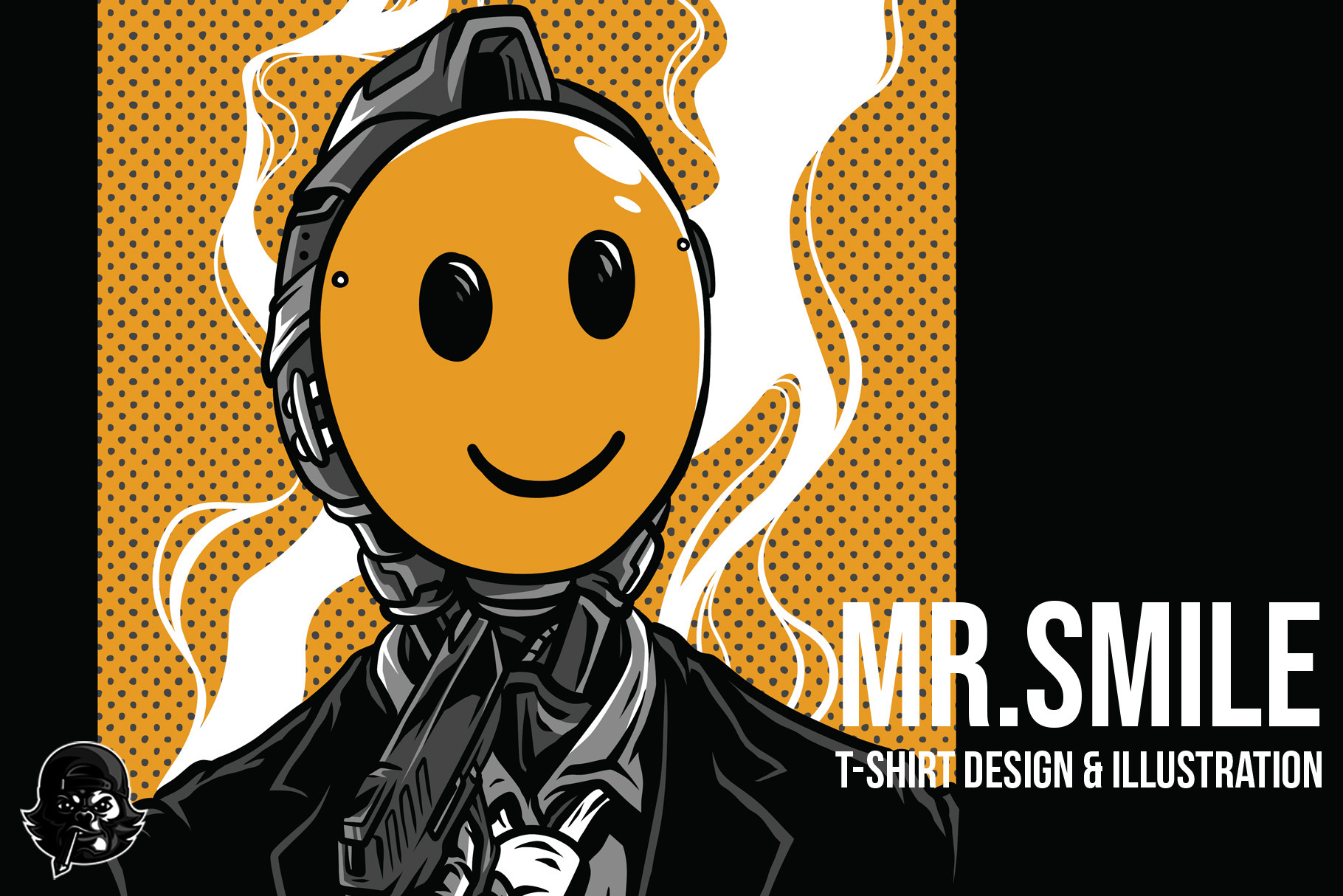 Mr.Smile Illustration, a Work Illustration by badsyxn