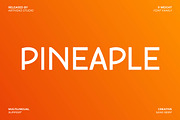 Pineaple Creative Sans Font, a Sans Serif Font by Artiveko (Thumbnail 1 of 9)