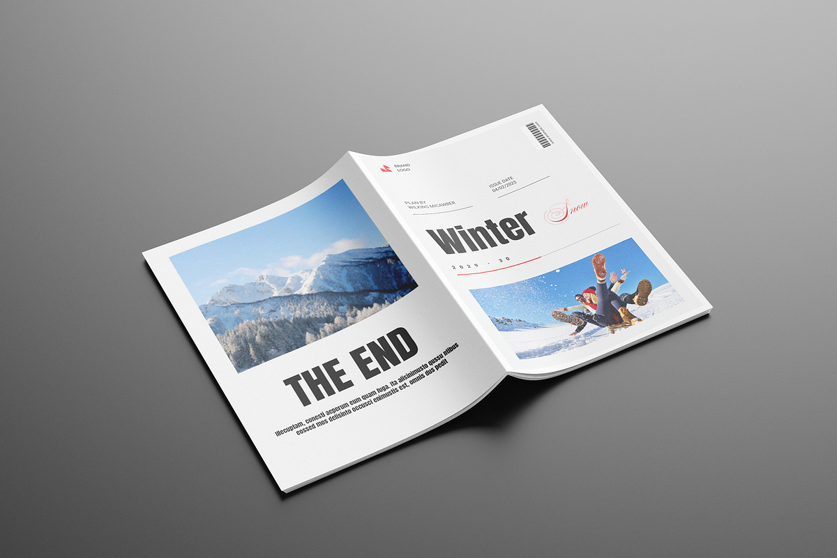 Winter Magazine Template, a Magazine Template by Seeing-art (Photo 9 of 11)