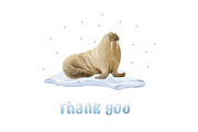 Polar Animals Clipart, an Animal Illustration by ArtGiftsStudio (Thumbnail 6 of 6)