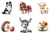 Farm Animal Clipart, a Seasonal Illustration by CreationArt (Thumbnail 4 of 5)