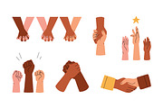 Diverse hands holding together set, a Person Illustration by Good Studio (Thumbnail 2 of 11)