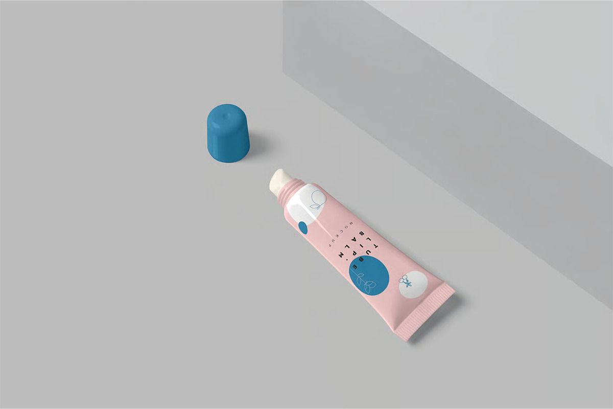 Lip Balm Soft Squeeze Tube Mockups, a Product Mockup by megostudi0 (Photo 6 of 6)