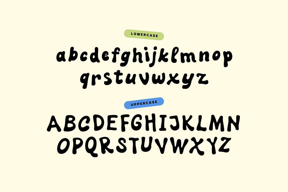 Chunky Sprout - Playful Handwritten, a Handwritten Font by Imoodev (Photo 7 of 8)