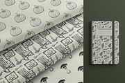 Southern Gothic Graphic Set, a Seasonal Illustration by Valerie (Thumbnail 6 of 8)