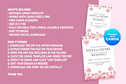 Pink Floral Wedding Invite Template, an Invitation Template by M9 Design (Thumbnail 5 of 5)