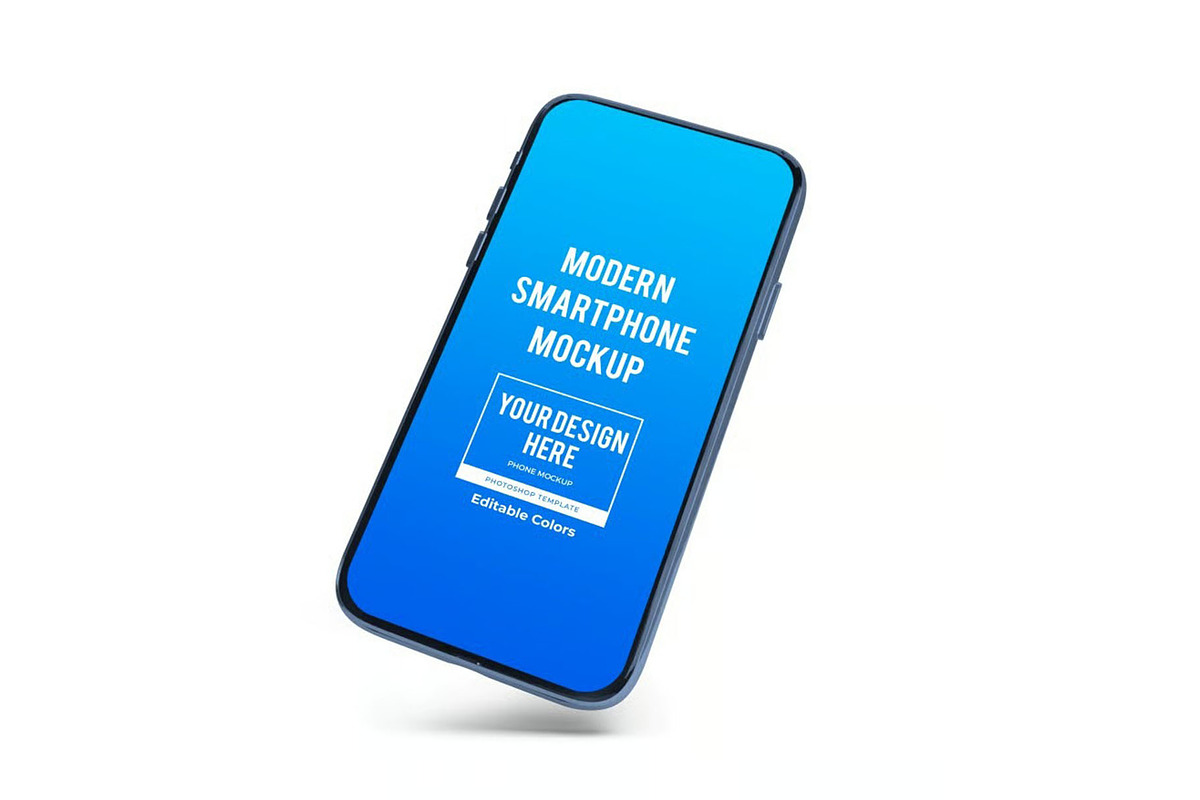 Smartphone Mockup Template Set, an Android Mockup by DesignRushMarket (Photo 2 of 11)