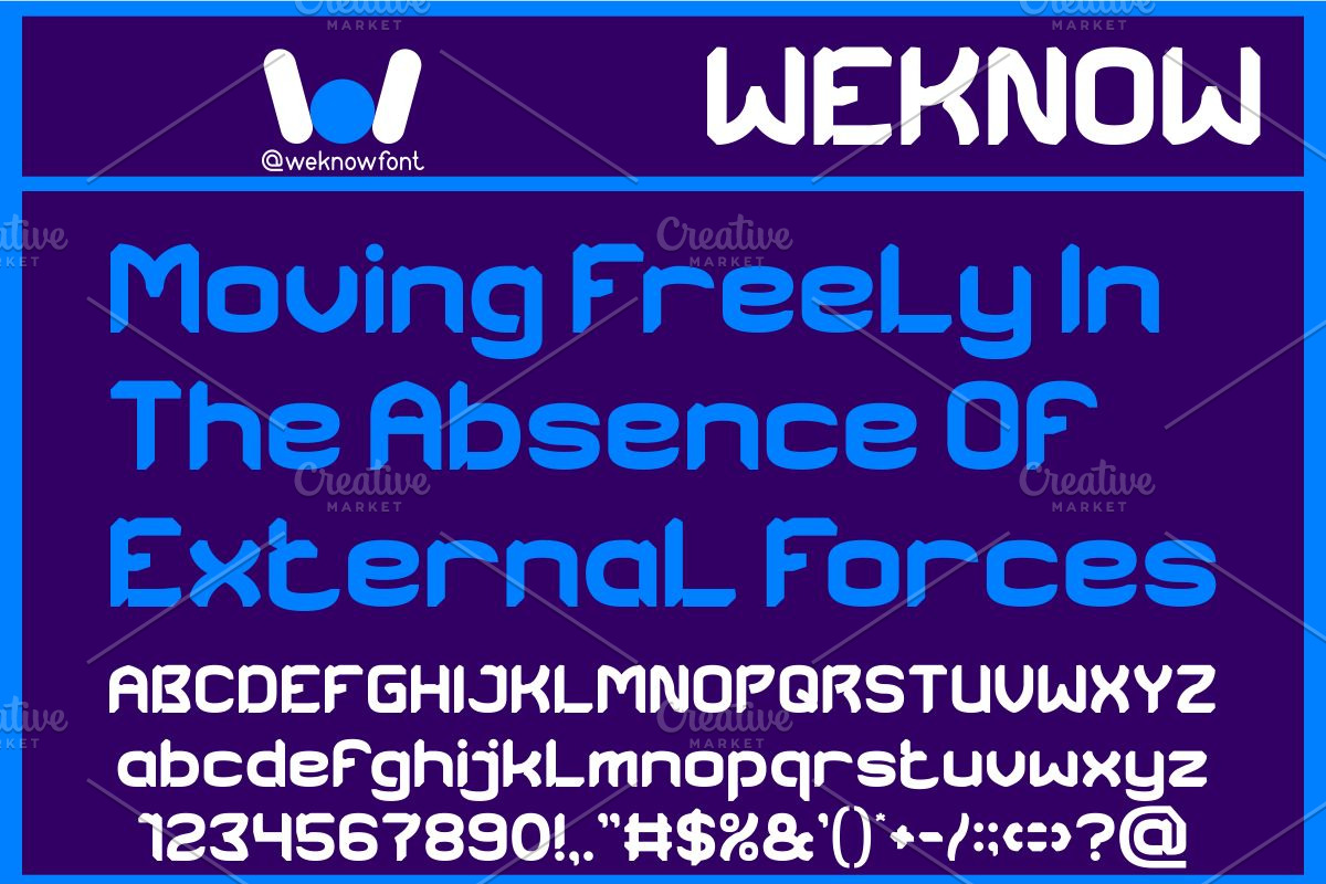 Drift Space font, a Font by weknow (Photo 2 of 8)