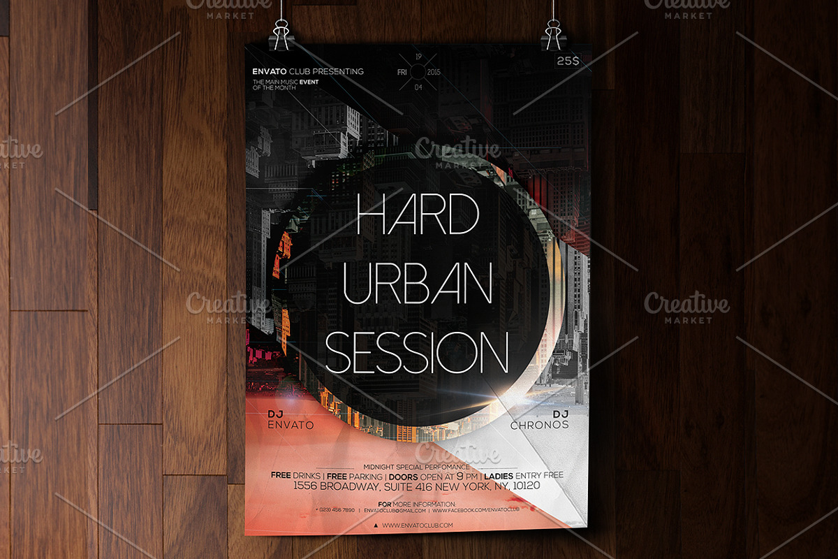 Hard Urban Session, a Flyer Template by CREATIVE DUDE (Photo 2 of 3)