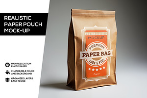 Paper Pouch Mockup Pack