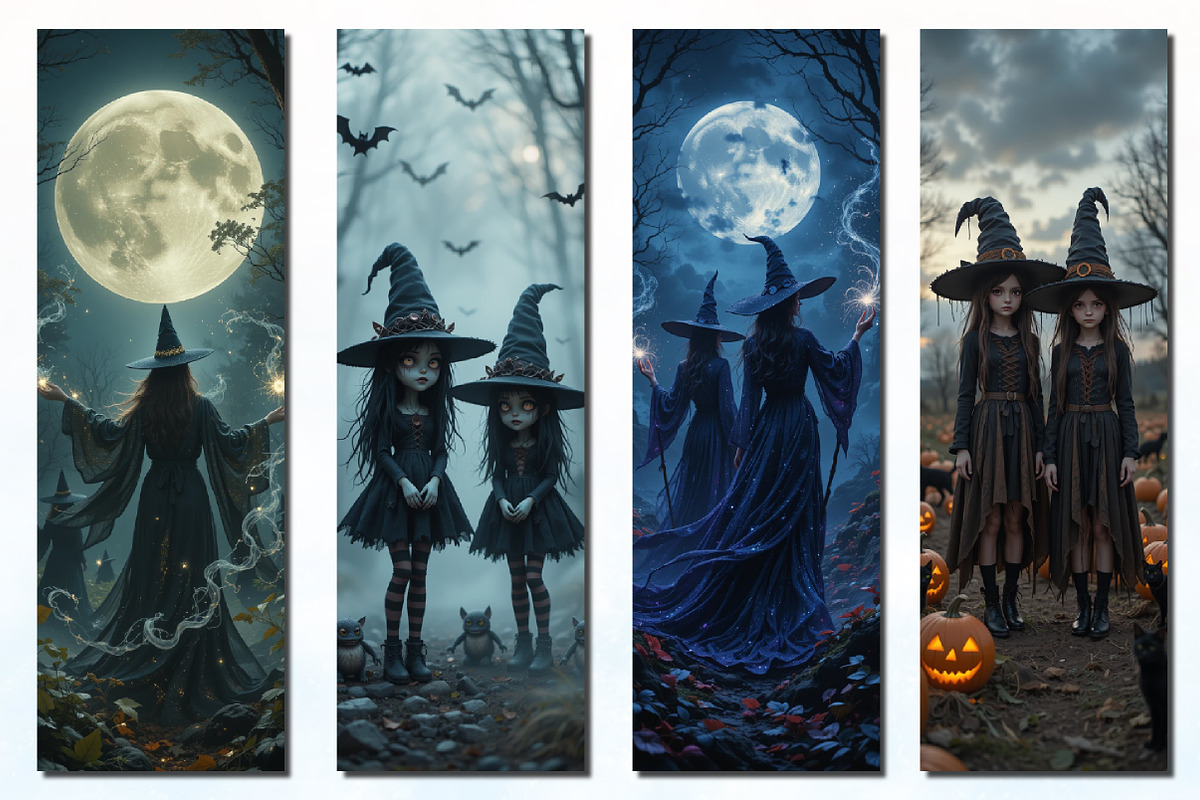 Witchy Vibes Printable Bookmarks, an Illustration by Rose Art (Photo 2 of 2)
