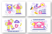 10 Cloud Security Illustration, a Technology Illustration by denayunebgt (Thumbnail 2 of 4)