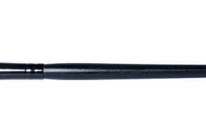 A thin cosmetic brush with flat synthetic bristles in a red colo, a Beauty & Fashion Photo by ndanko