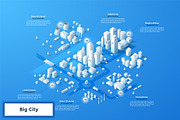White Isometric City Builder, an Object Graphic by Andrew Kras Design (Thumbnail 2 of 13)