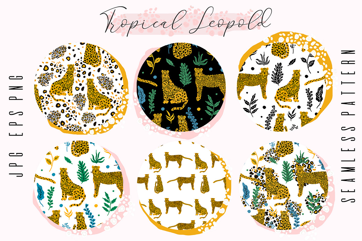Tropical Leopold collection, an Animal Illustration by Moonflora (Photo 3 of 8)