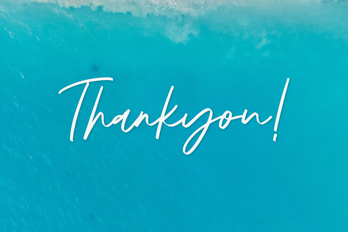 Aquatype Signature - Script Font, a Script Font by Krakenbox Studio (Photo 14 of 14)