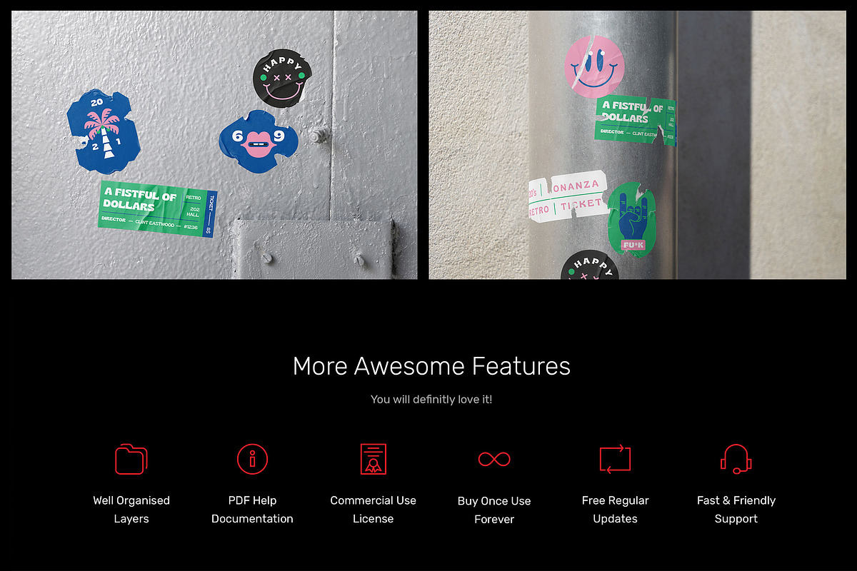 Sticker Mockups - Shape Generator, an Advertising Mockup by Mr.Mockup™ (Photo 10 of 10)