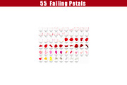 55 Falling Petals Photo Overlays, a Layer Style Add-On by OverlayBox (Thumbnail 4 of 5)