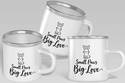 Small Paws Big Love Bunny Art, an Object Illustration by Ghagra (Thumbnail 4 of 7)