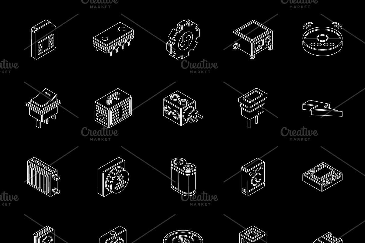 Multimedia and Appliances Icons, an Icon by Brickclay (Photo 14 of 15)