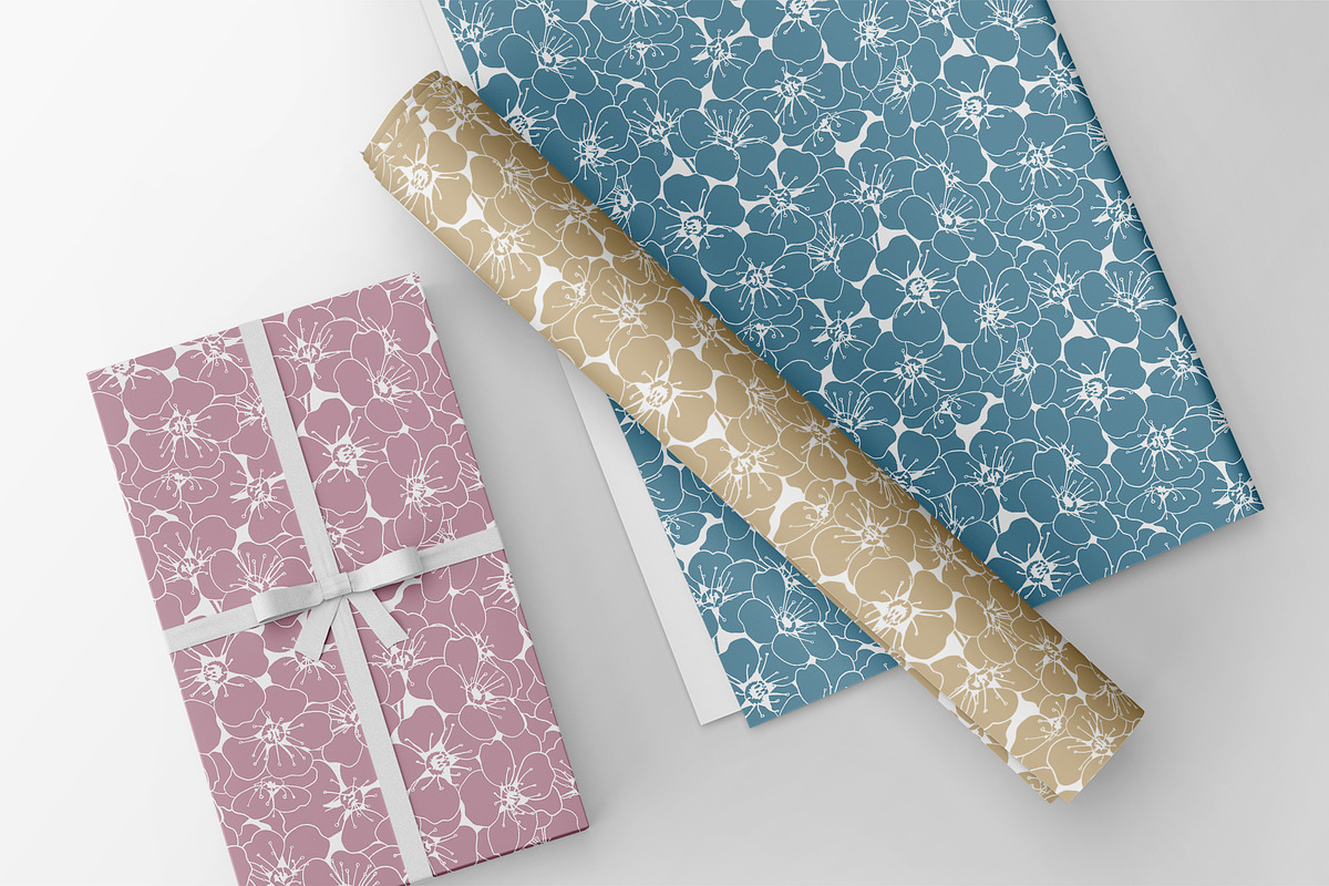Floral Pattern & Flower Print, a Pattern Graphic by Plaid4You (Photo 6 of 15)