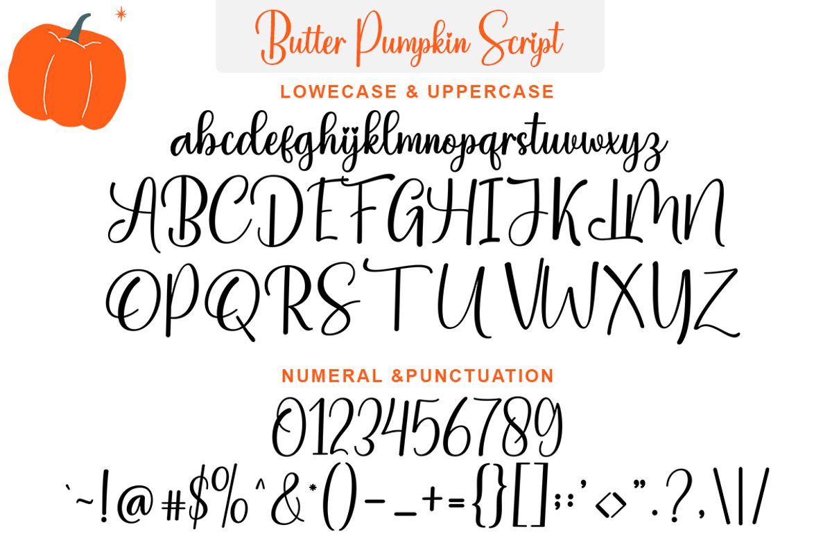 Butter Pumpkin Font Duo, a Script Font by Rotterlab Studio (Photo 6 of 7)