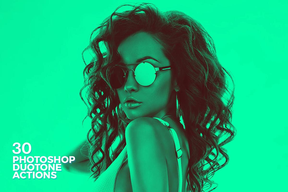 30 Duotone Photoshop Actions, an Action Add-On by iHemalaya (Photo 1 of 6)