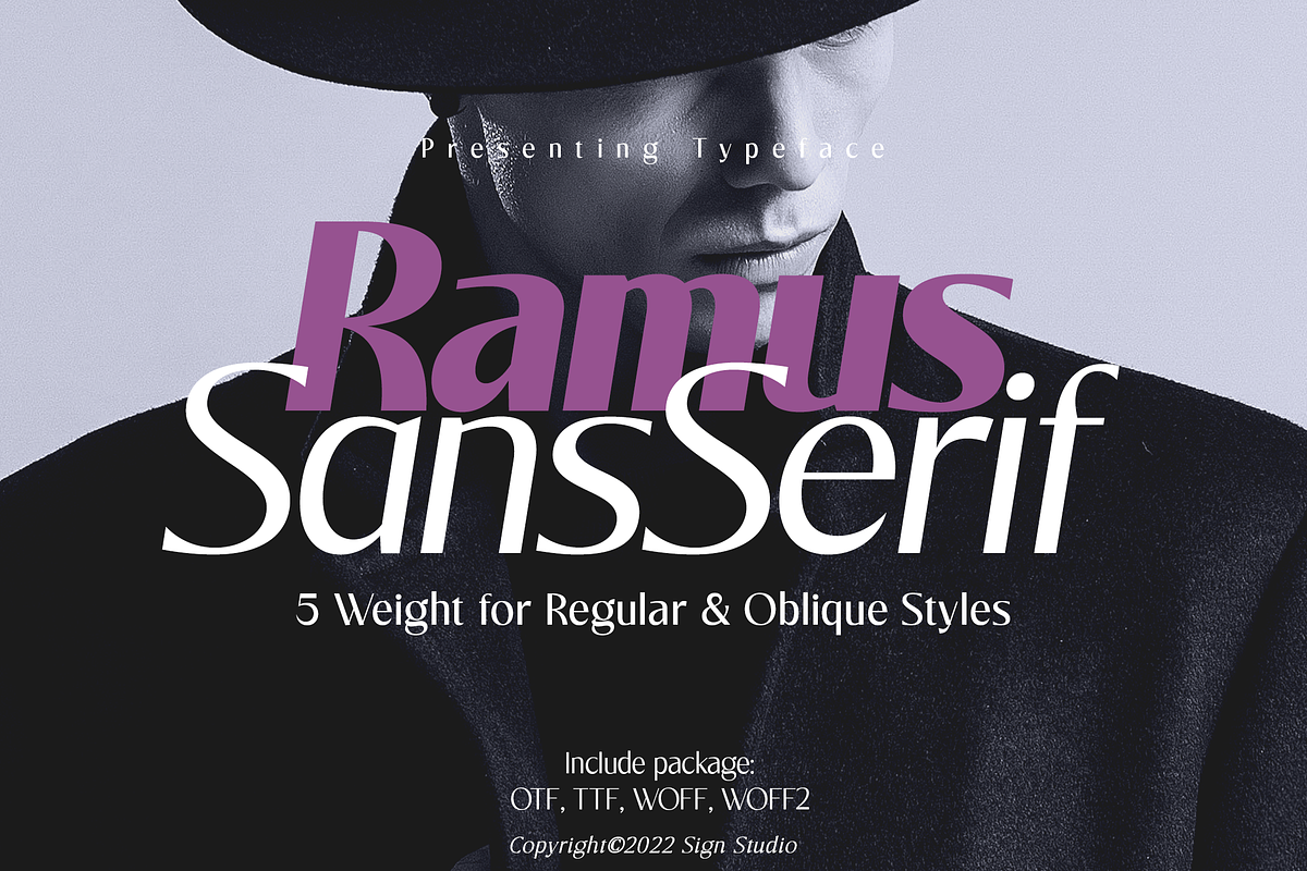 Ramus Sans - Simple Clean Font, a Sans Serif Font by Sign Studio (Photo 1 of 11)