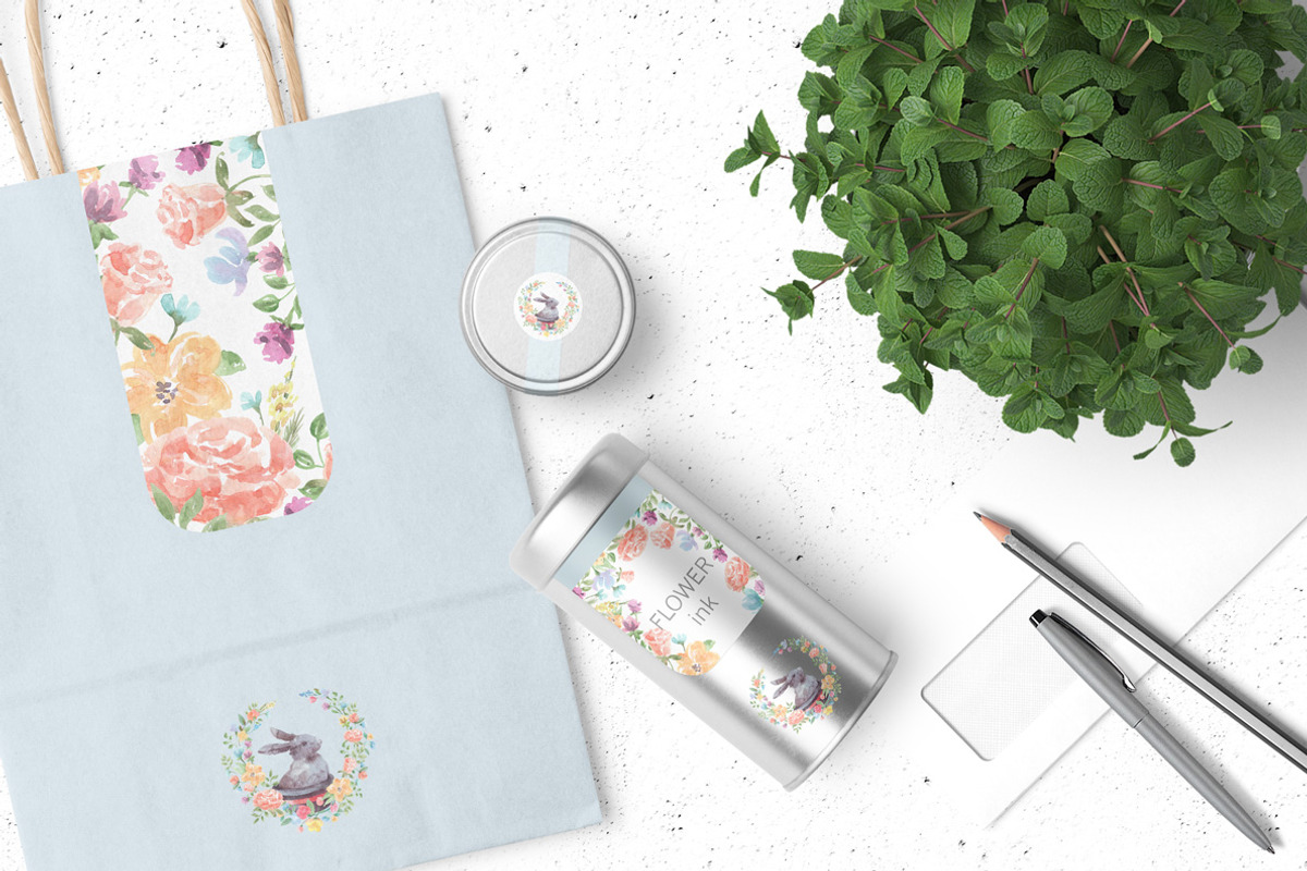 Pretty spring watercolor mood, an Animal Illustration by soolima (Photo 4 of 6)