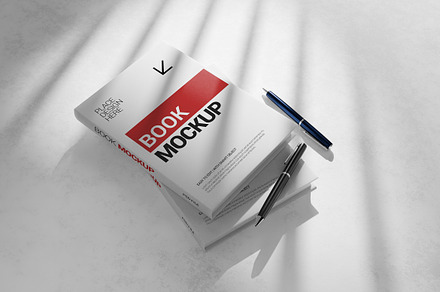 Clean Book Mockup, a Books & Magazine Mockup by Modaldesain