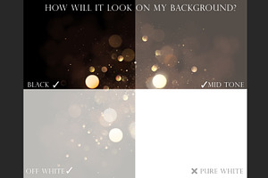 Bokeh Dust Photographic Overlays