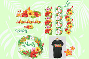 Tropical Flowers, an Illustration by ViktoriaARTprint (Thumbnail 7 of 10)