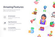 Animated Money Icon Collection, a Duotone Icon by Prosymbols (Thumbnail 2 of 3)