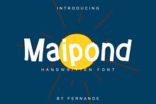 Maipond – Playful Handwritten Font