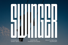 Swinger - Condensed Sans Serif Font