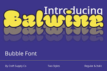 Balwine – Bubble Font