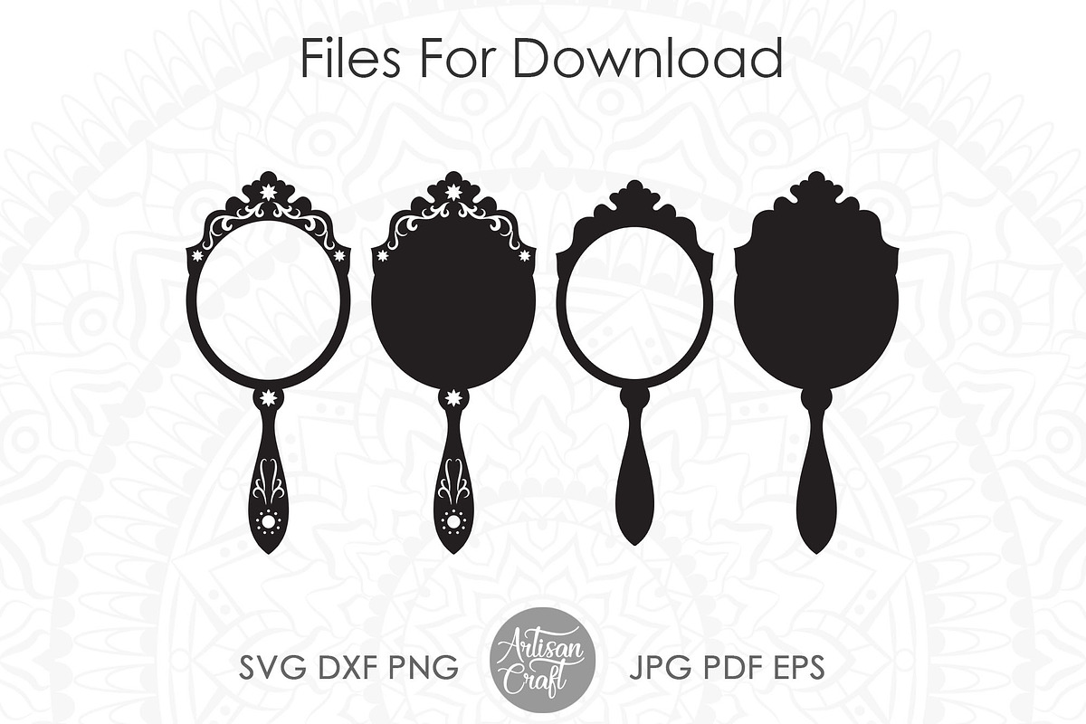 Hand held mirror cut files, an Object Graphic by Artisan Craft (Photo 4 of 5)