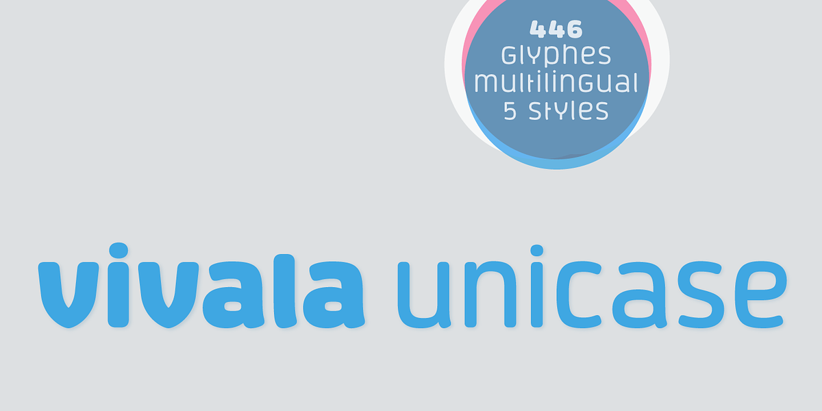 Vivala Unicase, a Sans Serif Font by VivalaType (Photo 1 of 7)