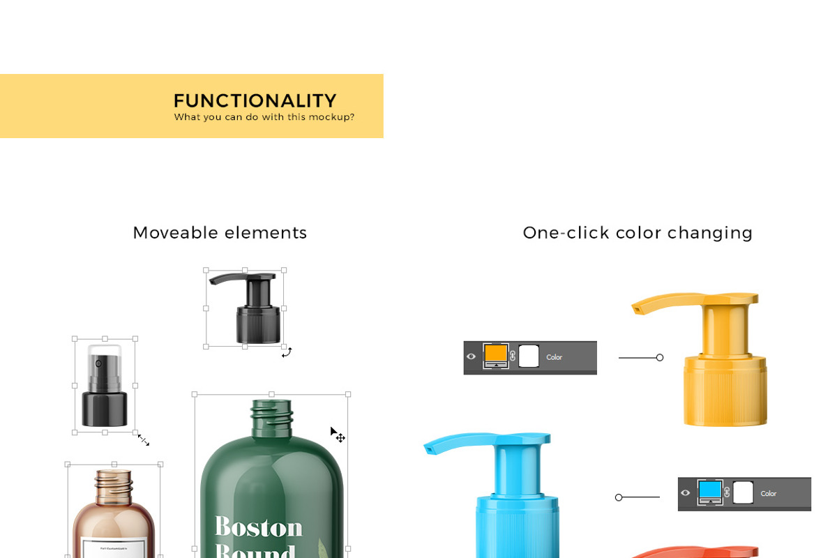 Cosmetic Bottles Mockup Vol.1, a Cups & Container Mockup by Kotulsky Mockups (Photo 3 of 4)