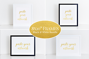 8x10 Clean Frame Mockup Bundle 61