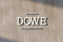 Dowe Typeface - Modern Luxury Serif